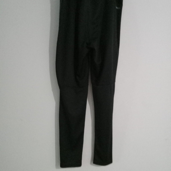 Black on black Adidas Tiro soccer pants..tapered legs w/zippers..size large. - Picture 6 of 6